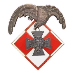 Naklejka odznaka pamiątkowa sekcji Lotniczej Obrony Lwowa