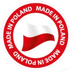 Naklejka na samochód  Made in Poland