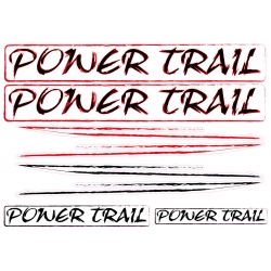 Naklejki rowerowe Power Trail