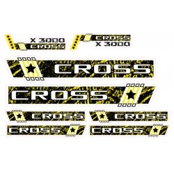 Naklejki na rower  Cross