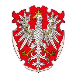 Naklejka herb województwo krakowskie