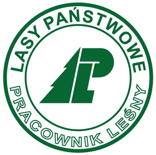Naklejka pracownik leśny