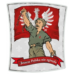 Naklejka Jeszcze Polska nie zginęła