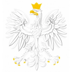 Naklejka na kask orzeł