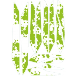 Zestaw naklejek tuningowych do roweru w stylizowanych grafikach