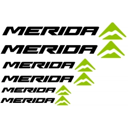 Naklejki dedykowane rowerom Merida, naklejki rowerowe od Merida, grafiki na ramę roweru,