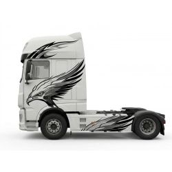 naklejki, orzeł, przeznaczone, kabina, ciężarówka, DAF XF, zestawy, tuningowe, wzory, sprawdź, zamów, oklejanie, ciężaró