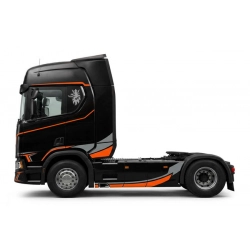 naklejki do kabin scania topline highline, naklejki ozdobne do kabin scania, stylowe naklejki na reflektory, naklejki oz