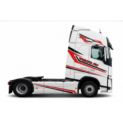 volvo fh, naklejki do tuningu kabiny, ciężarówki, właściciele, unikalny wygląd, komplet naklejek, doskonałe rozwiązanie