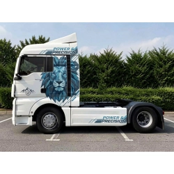 naklejki, kabina, man tgx, power&precision, naklejki do kabiny, man tgx power&precision, lew, naklejki lew, naklejki man