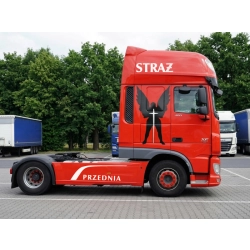 naklejki do kabiny daf xf, naklejki straż przednia, naklejki ciężarówka daf xf, naklejki grafika strażnika
