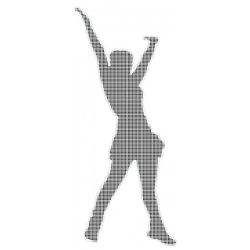 Naklejka Dance na samochód tancerka