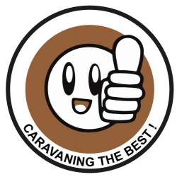 Naklejka na samochód Caravaning the best !