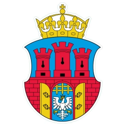 Naklejka miasta Krakowa na samochód