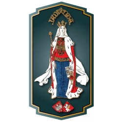 Naklejka Święta Jadwiga królowa Polski Andegaweńska