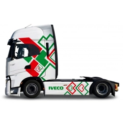 Naklejki graficzne do tuningu Iveco S-Way w kabinie ciężarówki