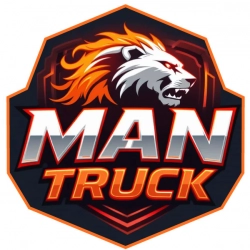 Naklejka Man Truck z grafiką lwa łączy funkcjonalność z estetyką.