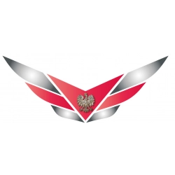 Naklejka tribal orzeł samochód motocykl ciężarówkę tir kabina