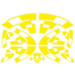 Naklejki na kask Brubeck, Outlast, Auvray, Oxford, Fiamma. Garmin, Victron, Motorex, Leatt, Nolan, Shima, Sidi, Kriega, Motul, Cardo, Sena, Lazer,