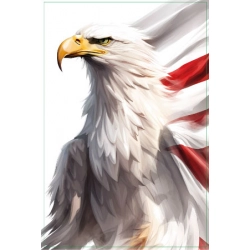 Naklejka na tablicę ADR orzeł składaną patriotyvzna