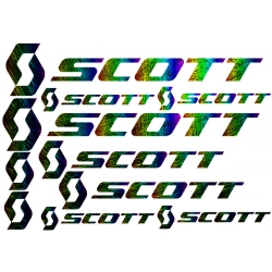 stylizowane naklejki rower scott kolorowe naklejki naklejki na rower