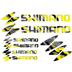 naklejki na widelec do roweru naklejki na rower amortyzatory Shimano
