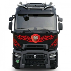 zestaw naklejek tuningowych kabina renault truck