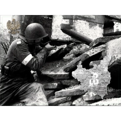 Naklejka Powstaniec Warszawski (ADR) tablica