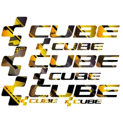 naklejki tuningowe rower cube personalizacja roweru stylowe naklejki