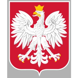 Naklejka Orzeł Polski godło