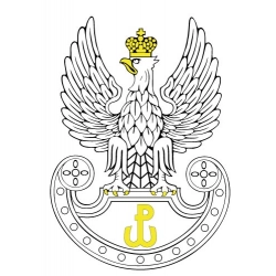 Orzeł wojskowy III RP w formie naklejki, dedykowanej Wojskom Obrony Terytorialnej.