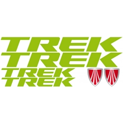 Zestaw naklejek rowerowych Trek odblaskowe