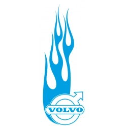 tribalowy wzór, naklejanie, oznakowanie, wygląd volvo FH