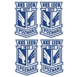 Zestaw naklejek klubowych Lecha Poznań!