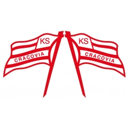 Naklejki dla sympatyków klubu piłkarskiego Cracovia.