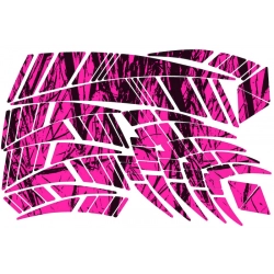 naklejki fluorescencyjne, naklejki na kask, naklejki na motocykl, folia fluorescencyjna,