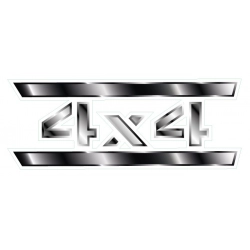 Naklejka 4x4 Off Road terenowa jazda auto emblemat