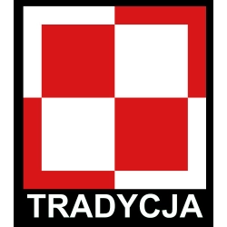 Szachownica lotnicza naklejka Tradycja