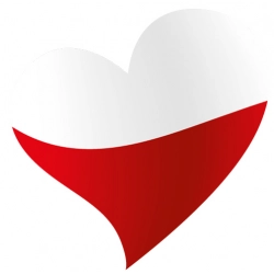 Serce z flagą Polski - wyjątkowa grafika dla kierowców