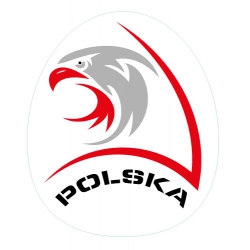 Naklejka orzeł tribal POLSKA