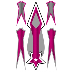 naklejki, tuningowe, kask, shark, zestaw, naklejek, grafika, motocyklowy, oryginalne