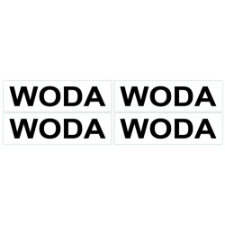 Naka oznaczenie WODA jako płyn Chłodzącylejk