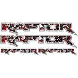 Naklejka "Raptor" napis 4x4 Off Road Ford