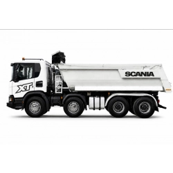 Zestaw naklejek XT, kabina, burtę, wywrotki, Scania G450, naklejki,