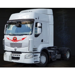 Naklejka tribal na kabinę spoiler kabinę Renault Premium