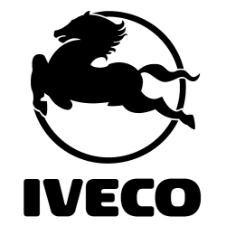 Naklejka Iveco logo koń włoska tir