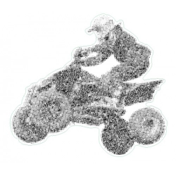 Naklejka Quad Cross grafika tuning