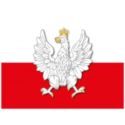Naklejka orzeł polski na tablicę ADR 1918