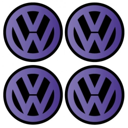 Naklejki do kołpaków Volkswagen - 90 mm