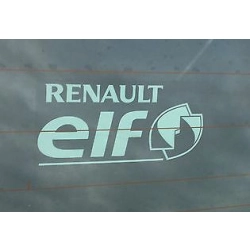Naklejka wewnętrzna Renault Elf na szybę